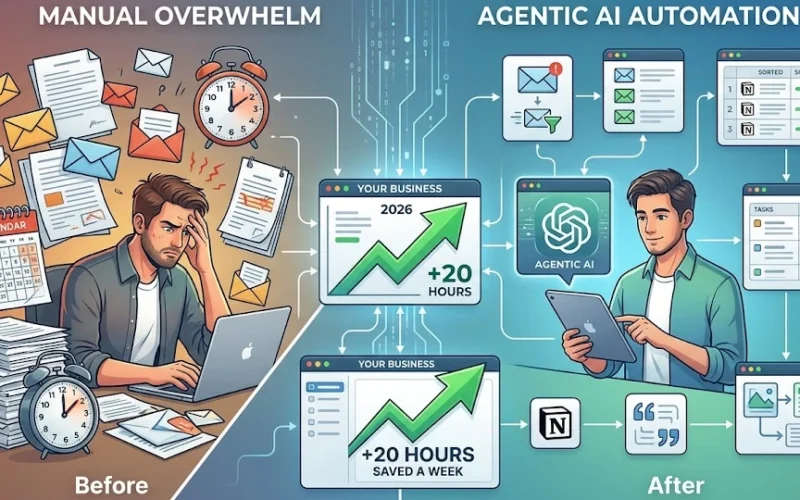 Small Business AI Automation Guide - Saving 20 hours a week