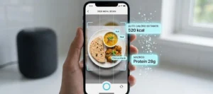 5 best free ai fitness apps in 2026 showing home workout and desi meal calorie tracking