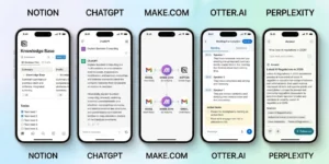 best AI productivity apps Notion ChatGPT Make Otter Perplexity 2026