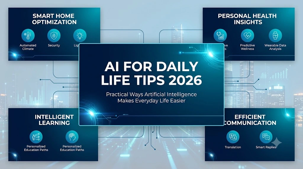 AI for Daily Life Tips 2026: Practical Ways Artificial Intelligence Makes Everyday Life Easier